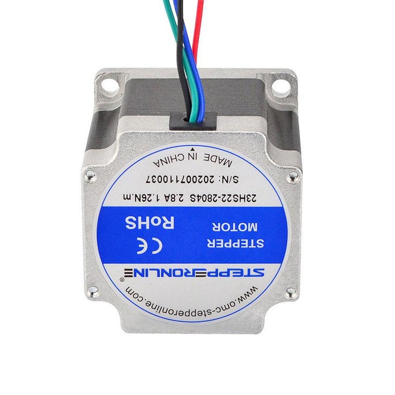 STEPPERONLINE Nema 23 CNC Stepper Motor 2.8A 175.6oz.in/1.24Nm CNC Stepping Motor DIY CNC Mill - Image 5